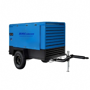 portable diesel engine screw air compressor